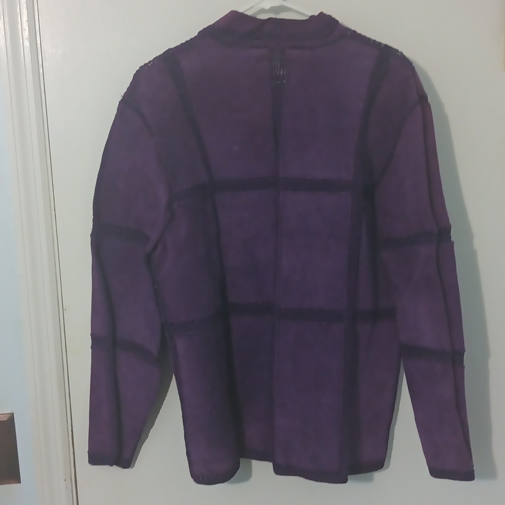 S. M H Boutique Leather Patchwork Jacket - image 6